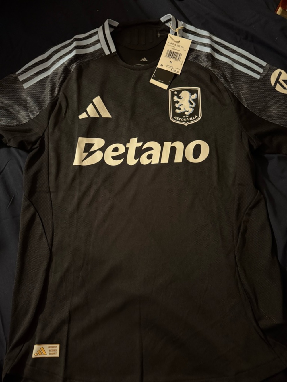 ASTON VILLA FC 25/26 AWAY AUTHENTIC JERSEY Size M